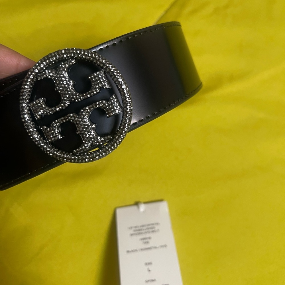 TORY BUTCH MILLER CRYSTAL
EMBELLISHED SPAZZOLATO BELT